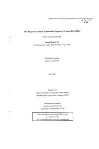 The Propulsive Small Expendable Deployer System (Proseds)