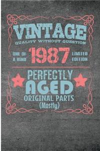 Vintage Quality Without Question One of a Kind 1987 Limited Edition Perfectly Aged Original Parts Mostly