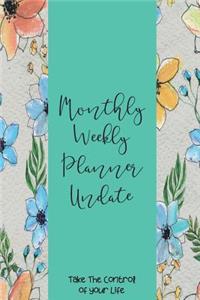Monthly Weekly Planner Undate