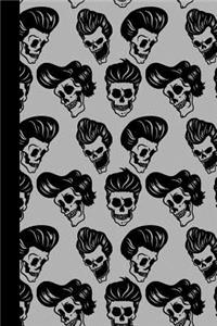 Skull Dot Grid Notebook