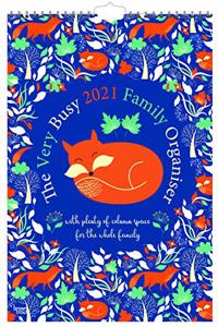 VERY BUSY FAMILY ORGANISER 2021 A3 PLANN