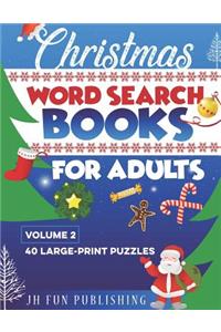 Christmas Word Search Books For Adults