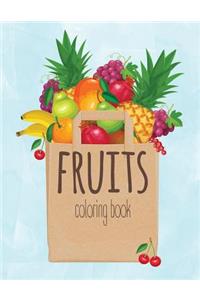 Fruits Coloring Book