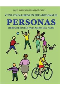 Libros de pintar para niños de 2 años (Personas)