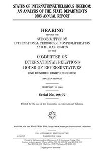 Status of International Religious Freedom