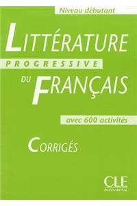 Litterature Progressive Du Francais, Niveau Debutant