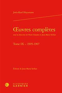 Oeuvres Completes. Tome IX - 1905-1907