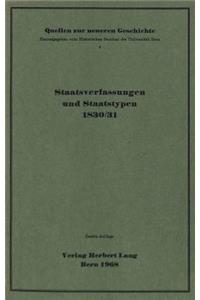 Staatsverfassungen Und Staatstypen 1830/31