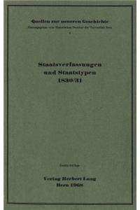 Staatsverfassungen Und Staatstypen 1830/31