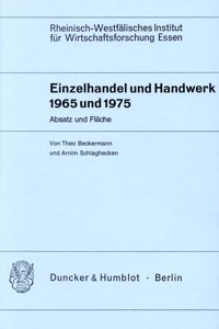 Einzelhandel Und Handwerk 1965 Und 1975