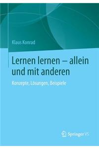 Lernen lernen – allein und mit anderen