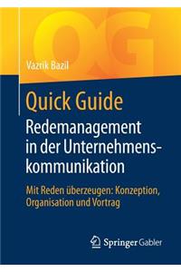 Quick Guide Redemanagement in der Unternehmenskommunikation