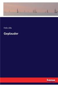 Geplauder