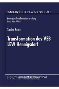 Transformation Des Veb Lew Hennigsdorf