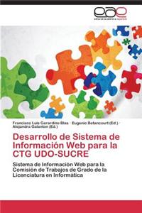 Desarrollo de Sistema de Información Web para la CTG UDO-SUCRE