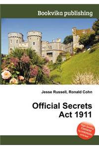 Official Secrets ACT 1911