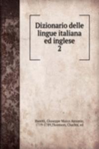 Dizionario delle lingue italiana ed inglese