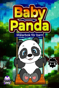 Baby Panda Målarbok