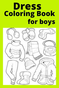 Dress Coloring Book for boys