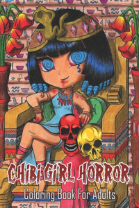 Chibi Girl Horror Coloring Book