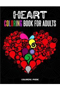 Heart Coloring Book For Adults