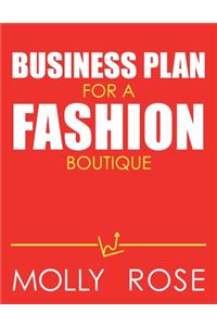Business Plan For A Fashion Boutique