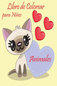 Animales Libro de Colorear para Niños