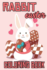 Rabbit Easter Coloring Book