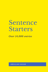 Sentence Starters