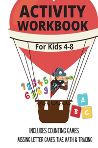 Activity Workbook for Kids 4 to 8