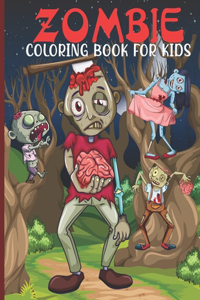 Zombie Coloring Book For Kids