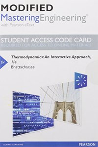 Modified Mastering Engineering with Pearson Etext -- Standalone Access Card -- For Thermodynamics