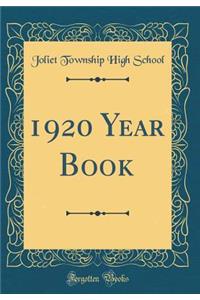 1920 Year Book (Classic Reprint)