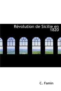 Racvolution de Sicilie En 1820