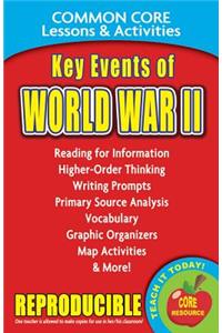 Key Events of World War II Common Core Lessons & Activities
