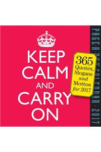 Keep Calm and Carry on Page-A-Day Calendar 2017