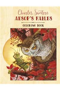 Charles Santore Aesop’s Fables Coloring Book