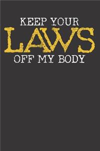 Pro Choice Feminist Abortion Notebook Journal