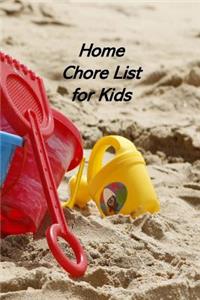 Home Chore List for Kids: Kids Responsibility Tracker