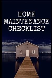 Home Maintenance Checklist