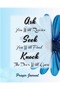 Ask Seek Knock Prayer Journal