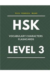 HSK Vocabulary Characters Flashcards Level 3