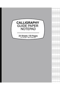 Calligraphy Guide Paper Notepad