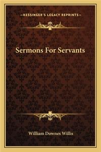 Sermons For Servants