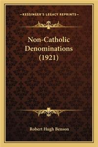 Non-Catholic Denominations (1921)