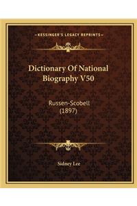 Dictionary of National Biography V50