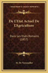 De L'Etat Actuel De L'Agriculture