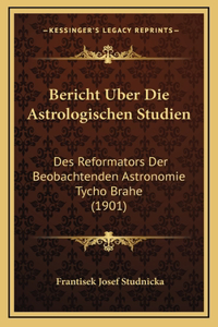 Bericht Uber Die Astrologischen Studien