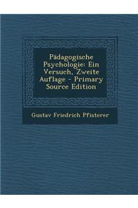 Padagogische Psychologie: Ein Versuch, Zweite Auflage