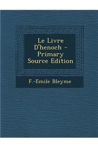 Le Livre D'henoch